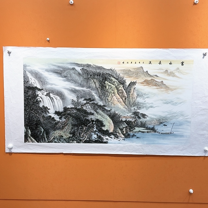 国画书法作品多次参加
