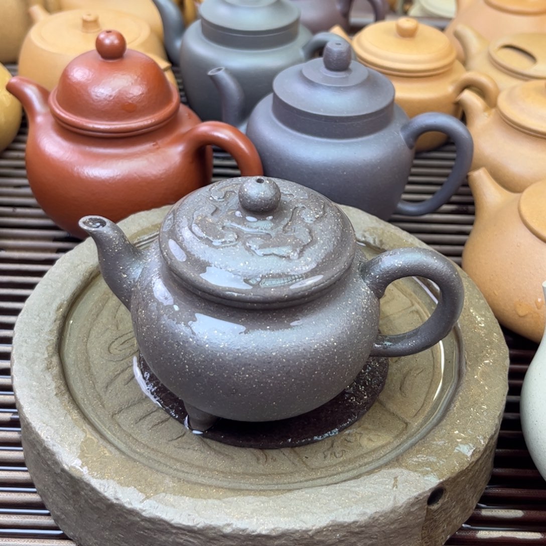 紫砂茶壶共生矿2 大彬如意160c