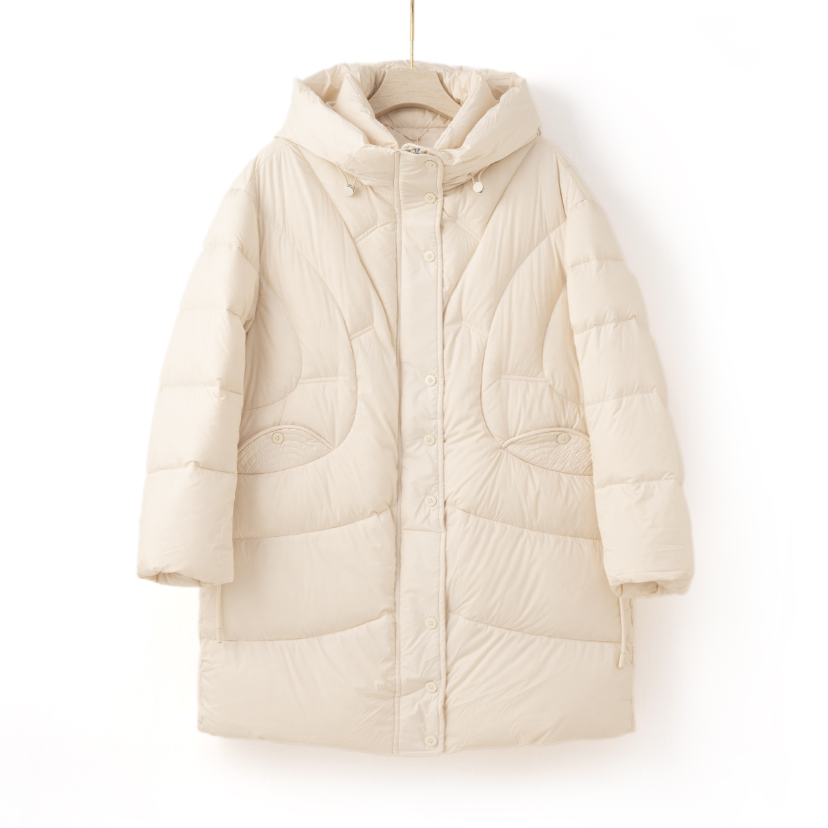 ★H2513 轻便保暖~休闲飒气！潮穿百搭连帽款羽绒服