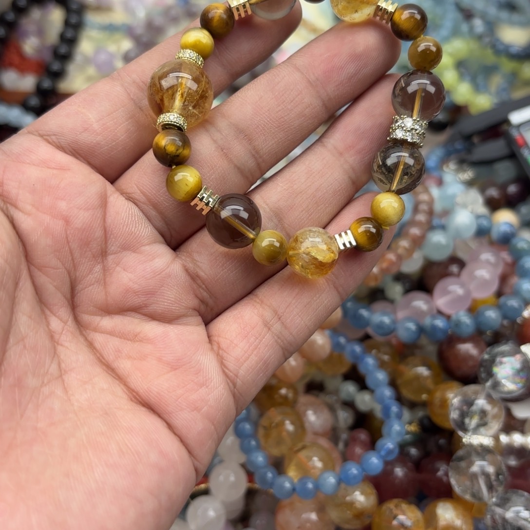 银S925镶嵌手链水晶