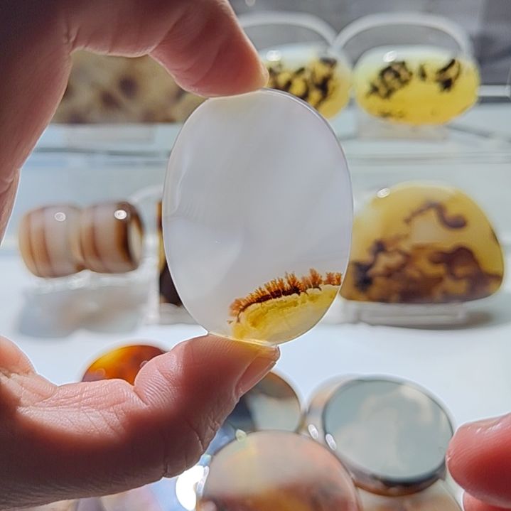 玛瑙/玉髓未镶嵌吊坠(不含链)25号