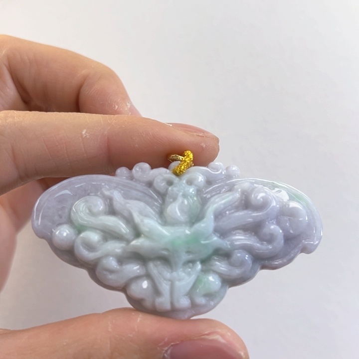 翡翠吊坠(赠链)未镶嵌代编织