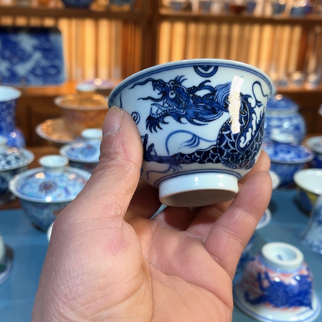 錡镇堂手工手绘绘杯