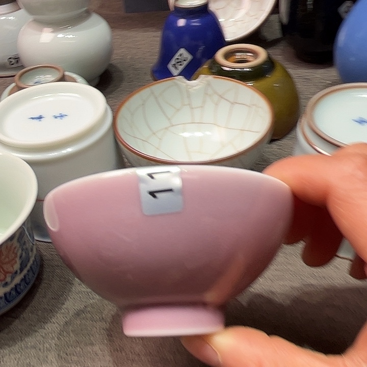 紫色小普洱杯容量60毫升