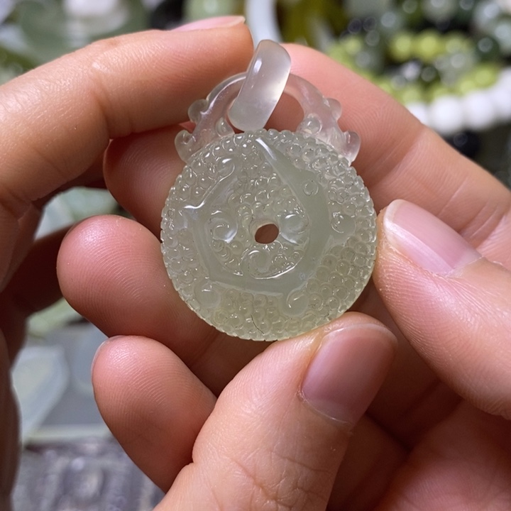 岫玉岫玉挂件未镶嵌