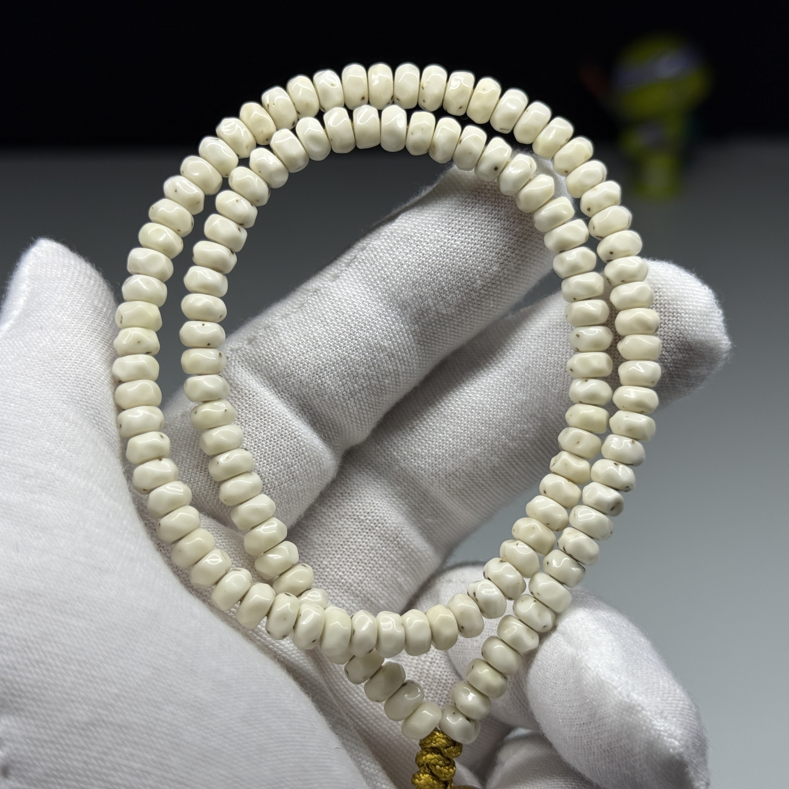 星月药片无相 精卡5.7X3.2 数星星药片 绕手两圈 同枝瓷白料120粒