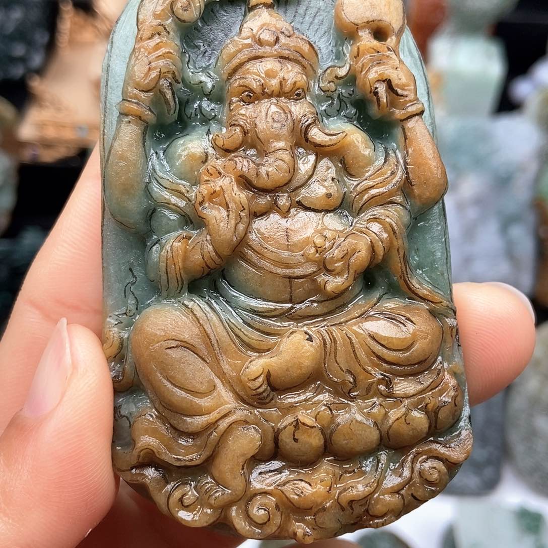 定制翡翠未镶嵌仙*哥天然缅甸翡翠A货毛货抛光定制 