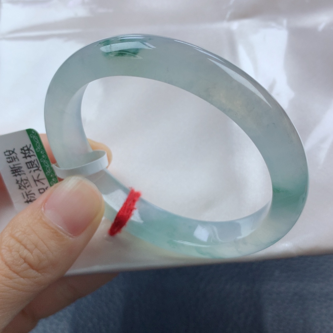 未镶嵌手镯翡翠缅甸天然翡翠A货51.4贵妃