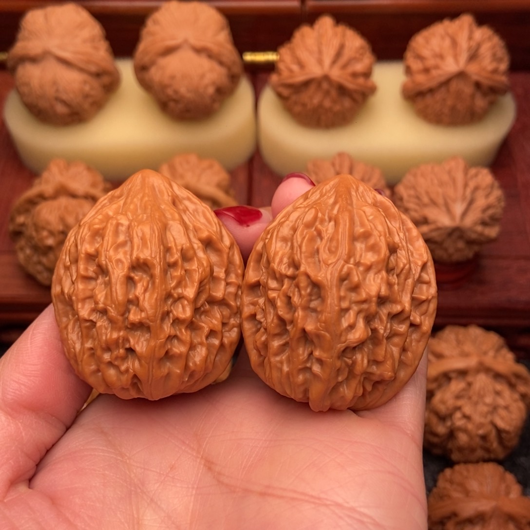 桃核把件太行鸡心38