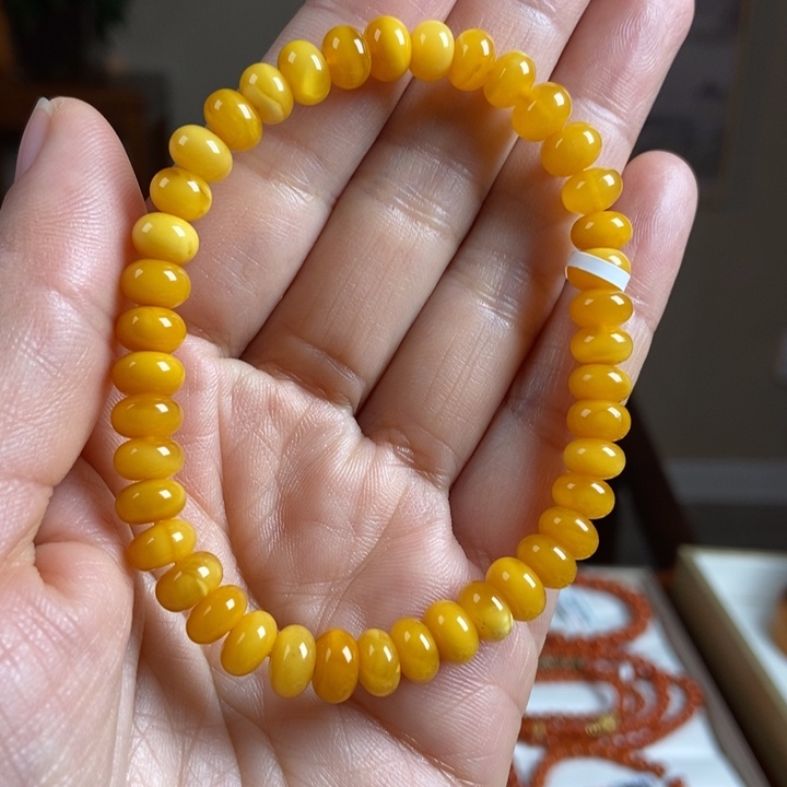 琥珀手链未镶嵌蜜蜡手串7