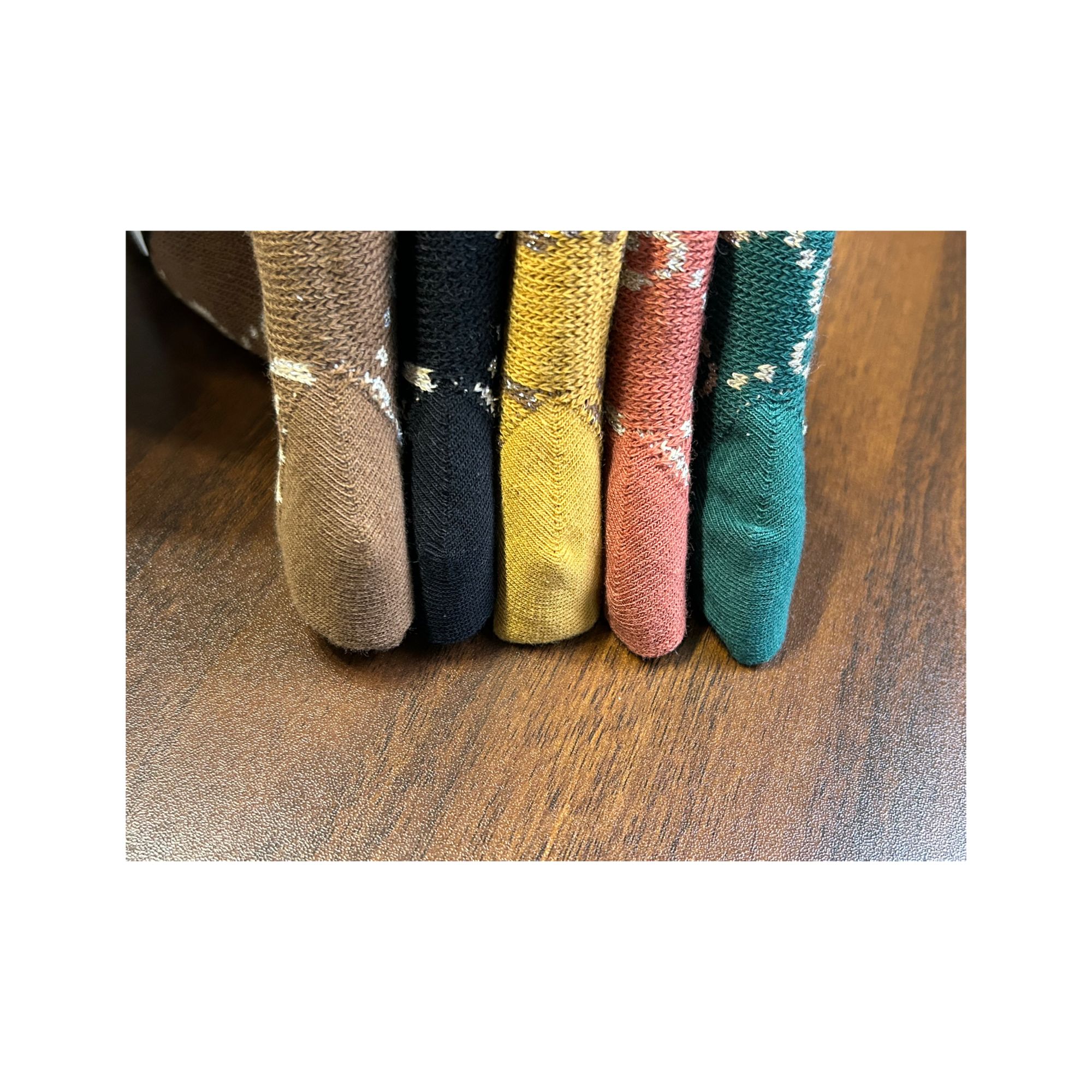 W10 经典百搭时尚五双袜子