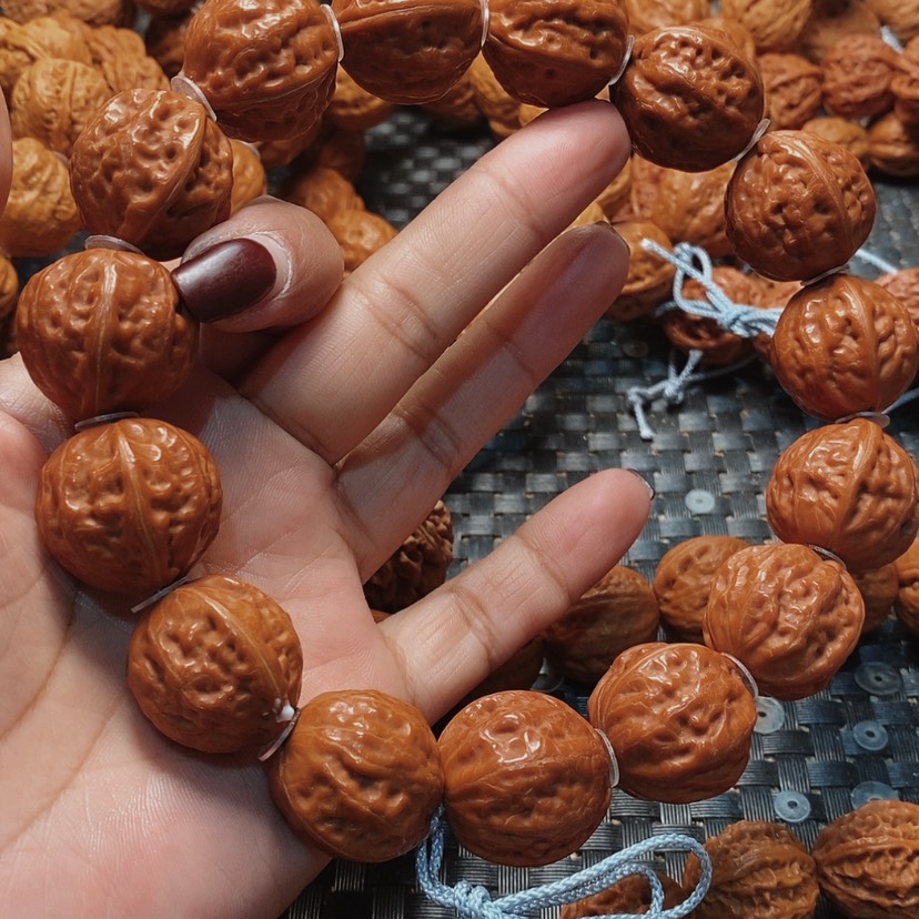 【闪购商品】文玩核桃吊坠一**马光头