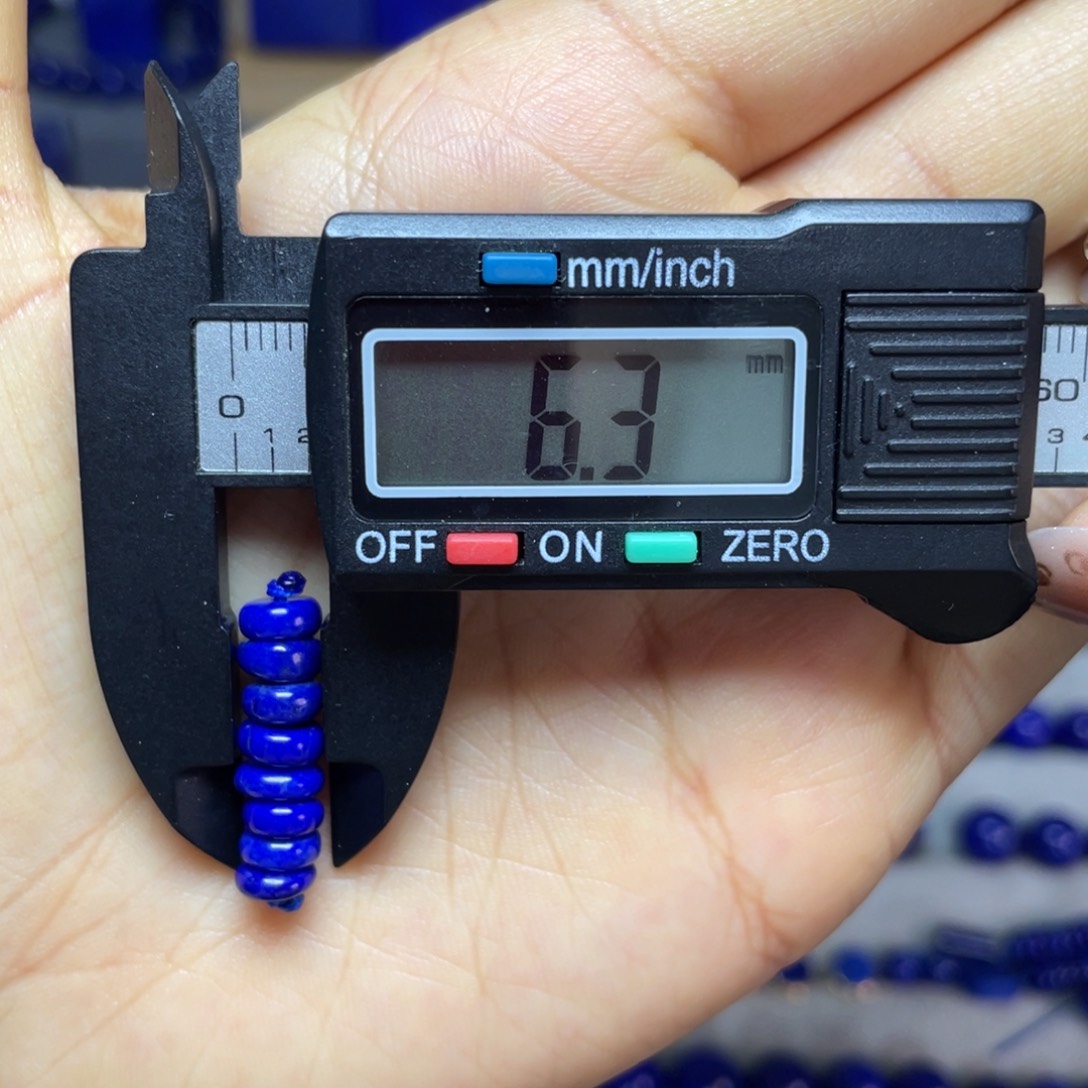 青金石6mm隔片配饰未镶嵌