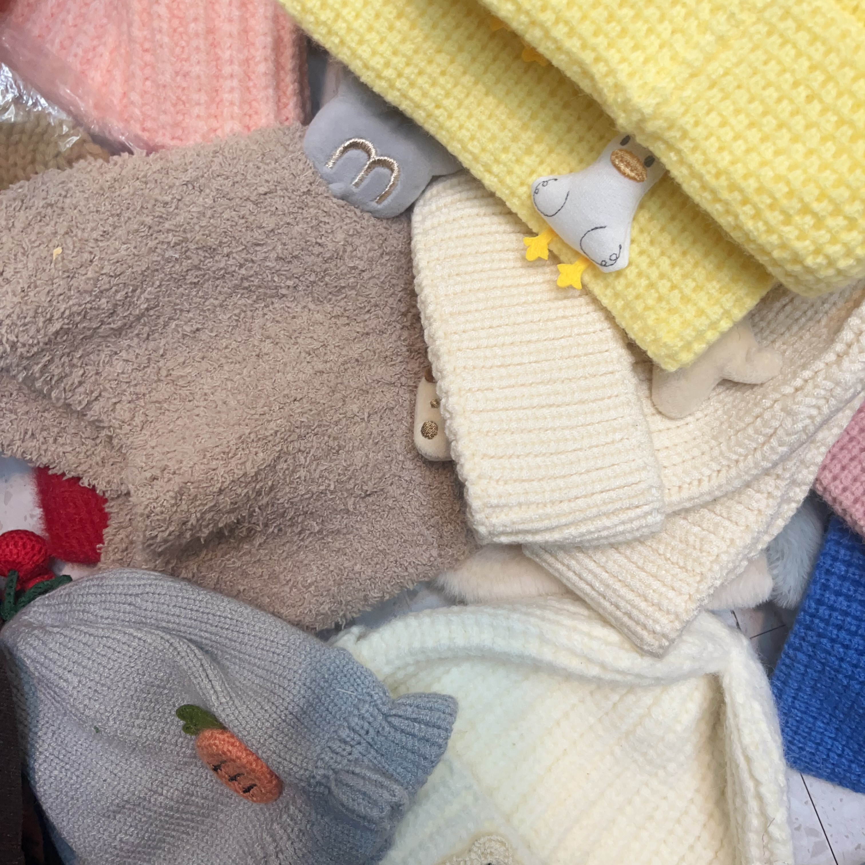 宝宝冬天保暖儿童帽子