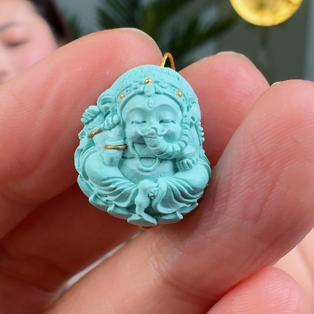 绿松石珠宝奇石未镶嵌