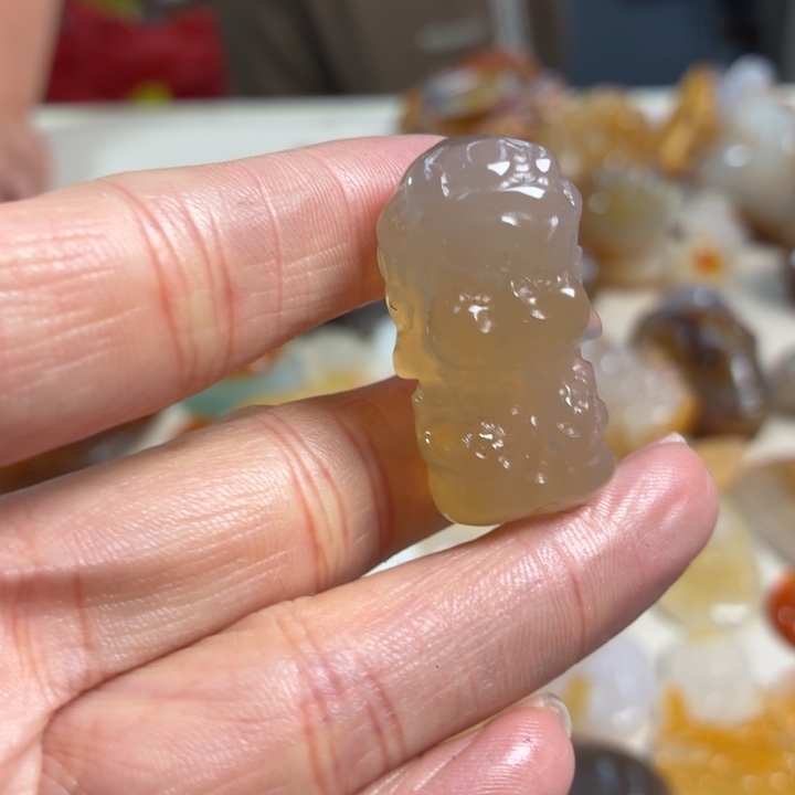 玛瑙/玉髓未镶嵌吊坠(不含链)
