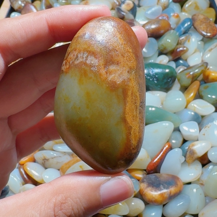 和田玉未镶嵌挂件59克