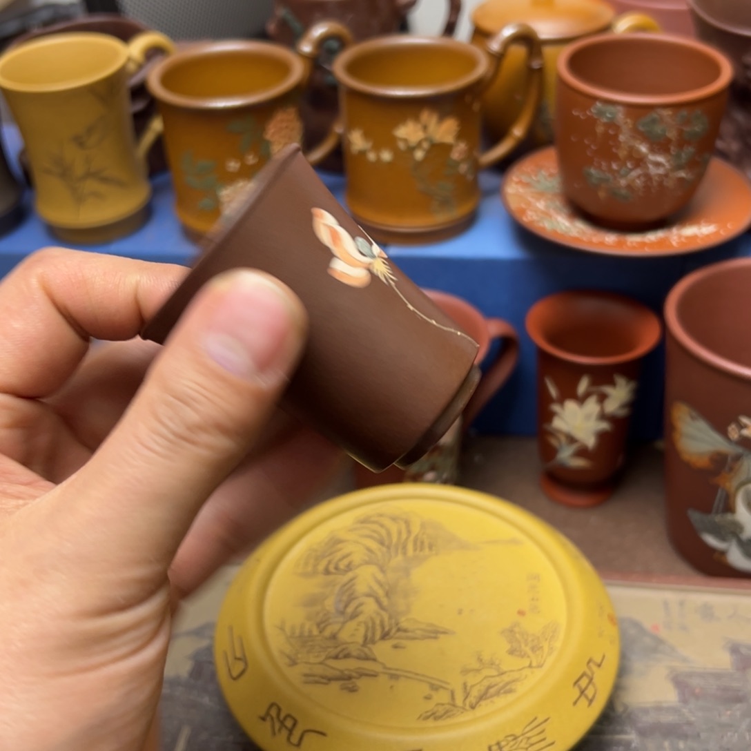 紫砂茶杯紫砂主人杯