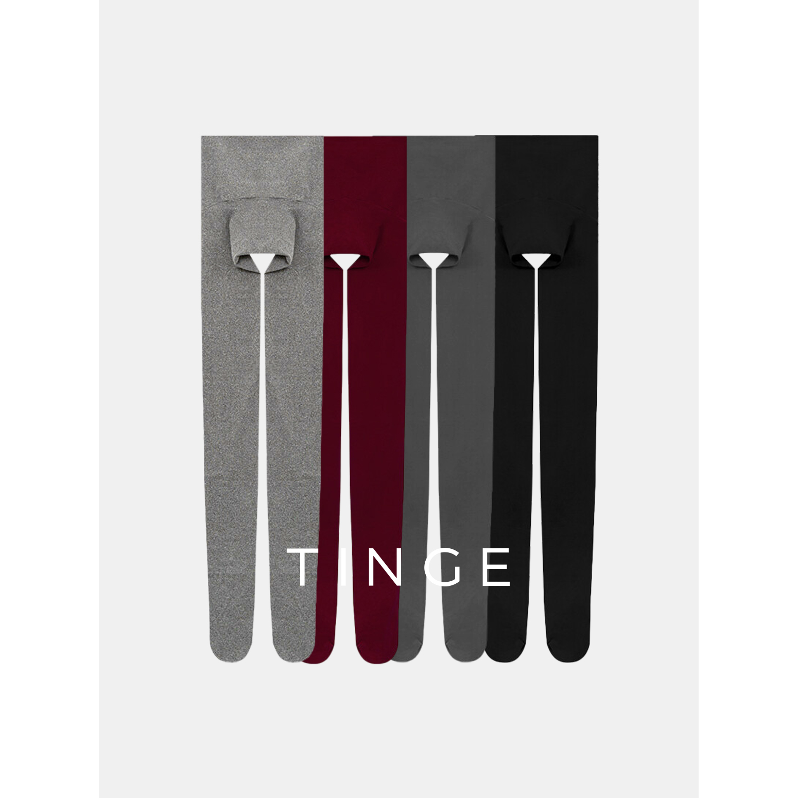 【TINGE】贴己无缝裆基础连裤袜压力瘦腿袜 LKW2405