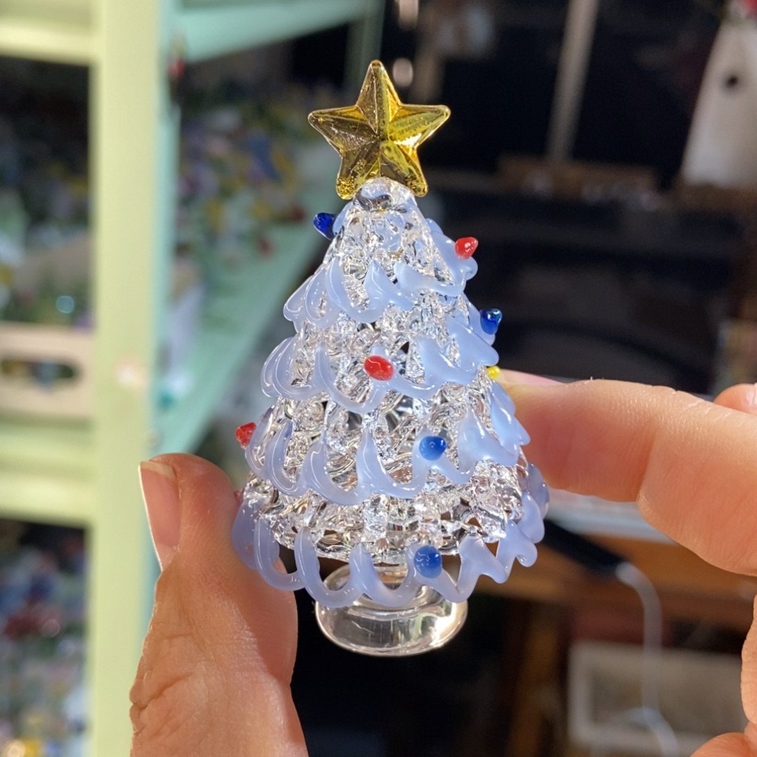 琉璃手工艺品蓝玉转转