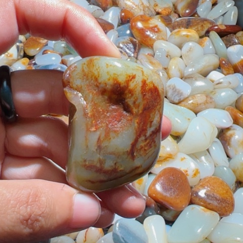 和田玉（糖玉）手链未镶嵌17