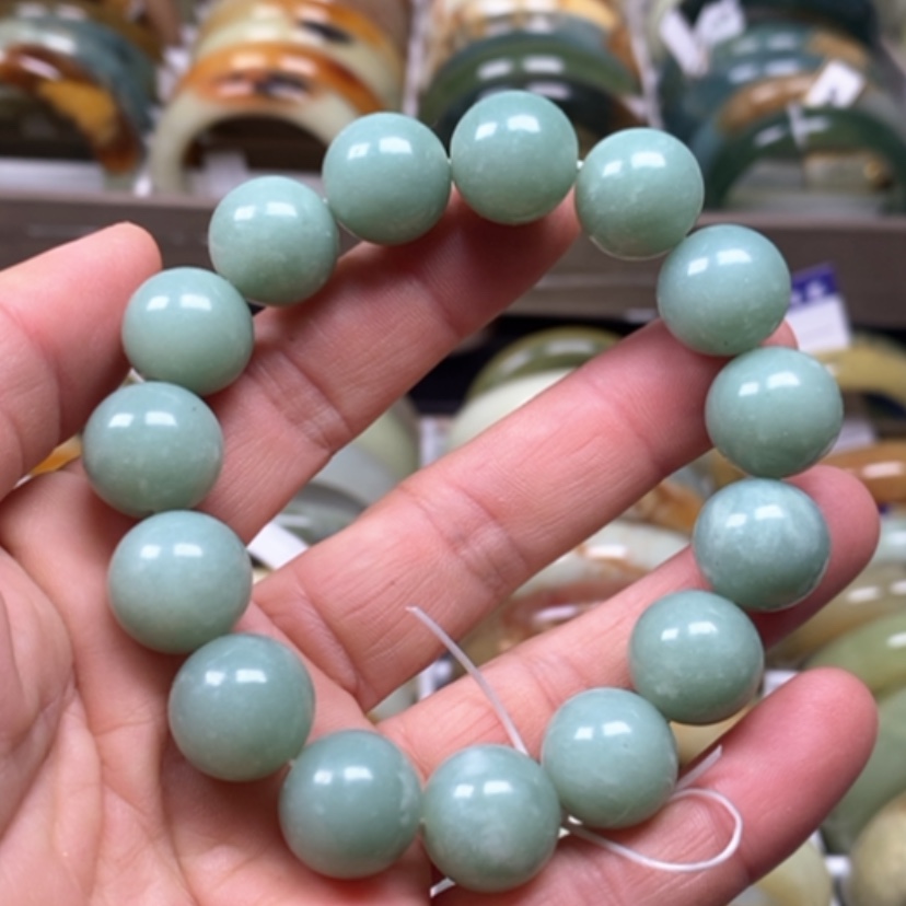 【闪购商品】蛇纹石玉手镯未镶嵌