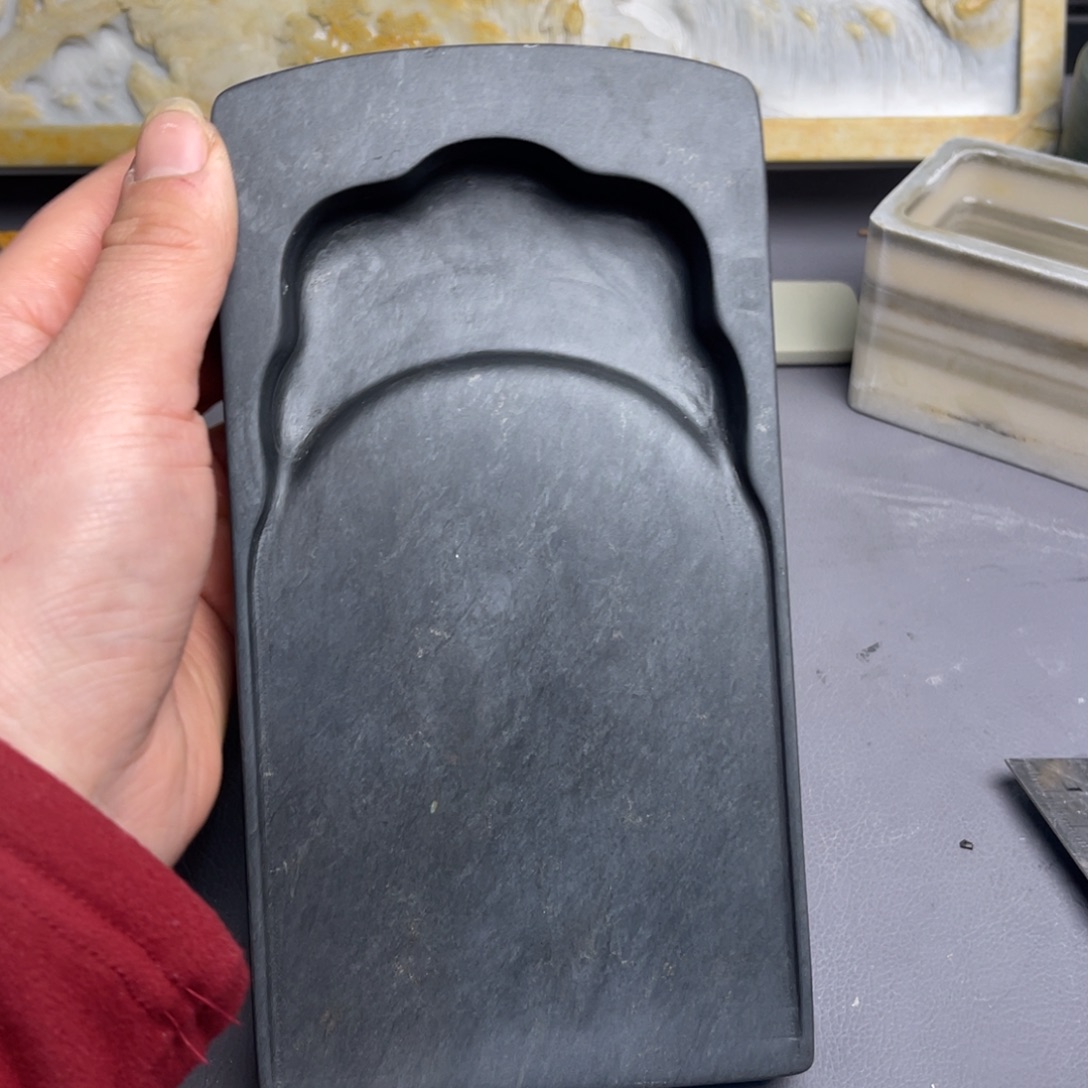 我***我易砚老坑塔山青砚台