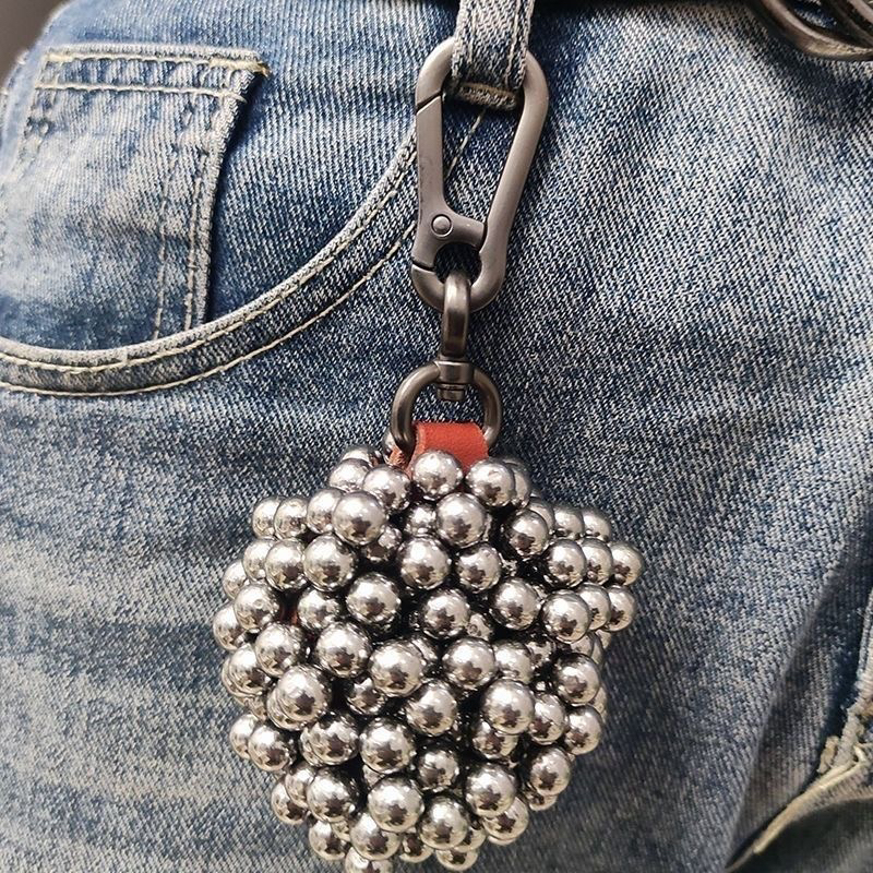 弹弓强磁吊坠强磁钥匙扣吸铁石超强磁力挂件 户外体育竞技玩具