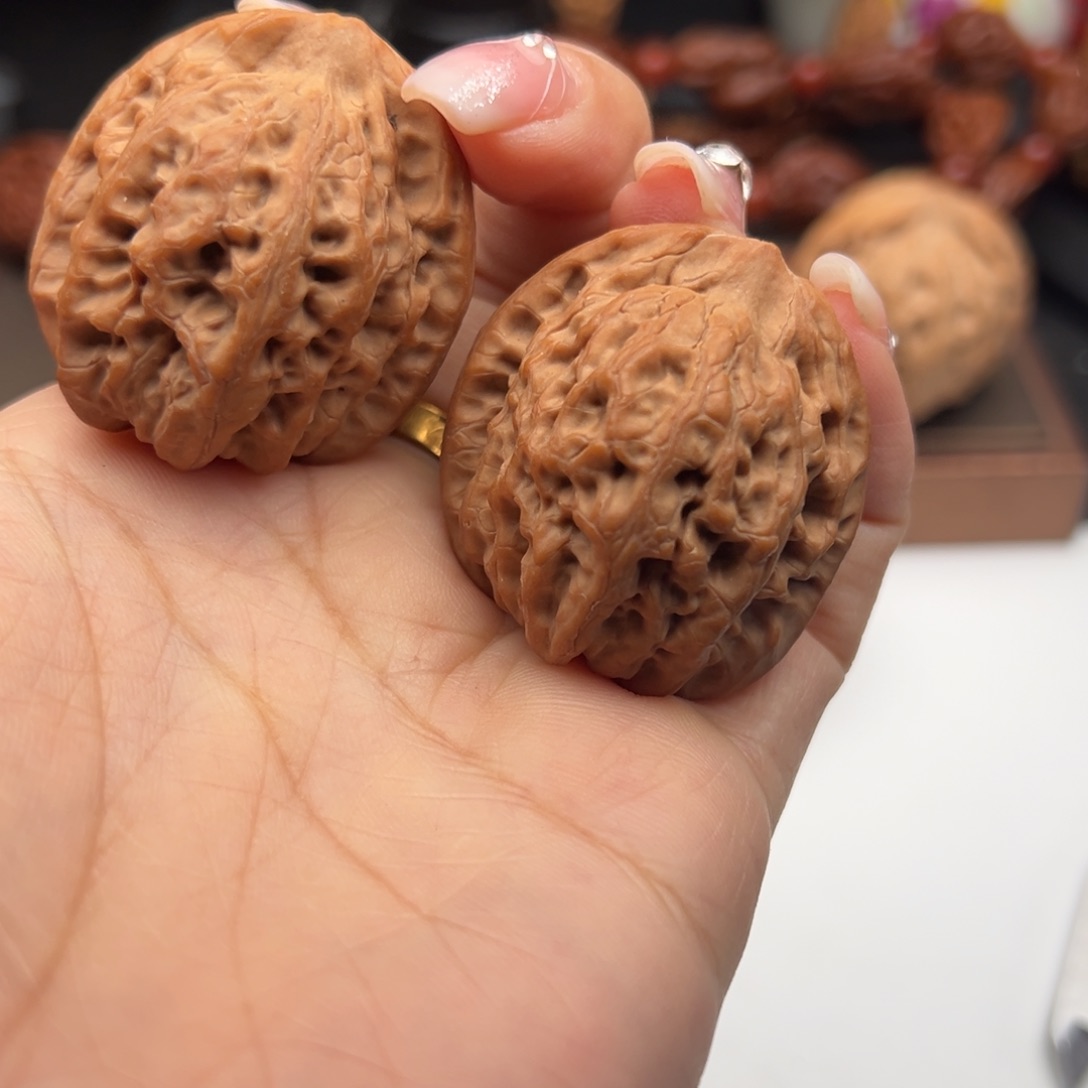 文玩核桃把件佛肚36