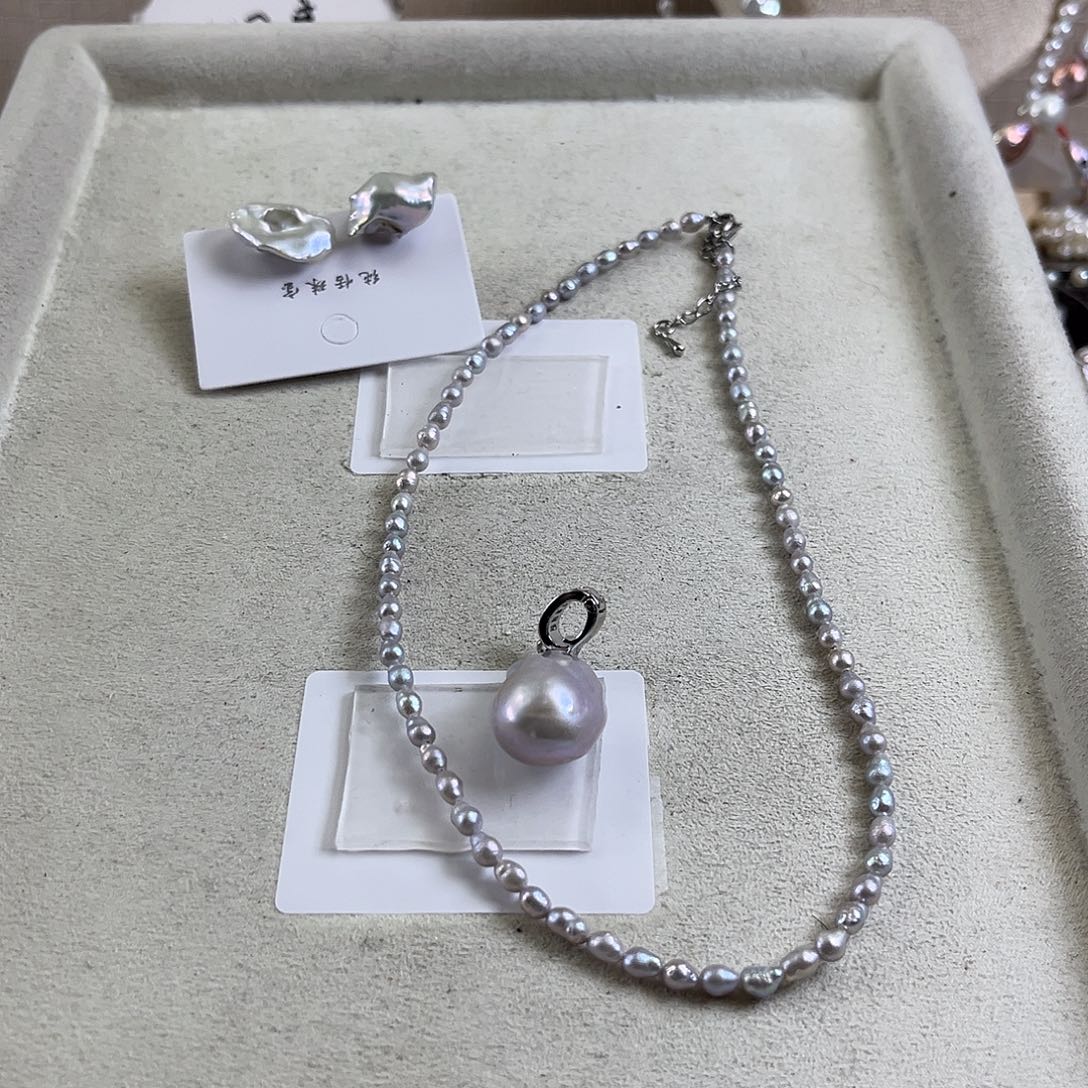 淡水珍珠套链未镶嵌【纯恬】