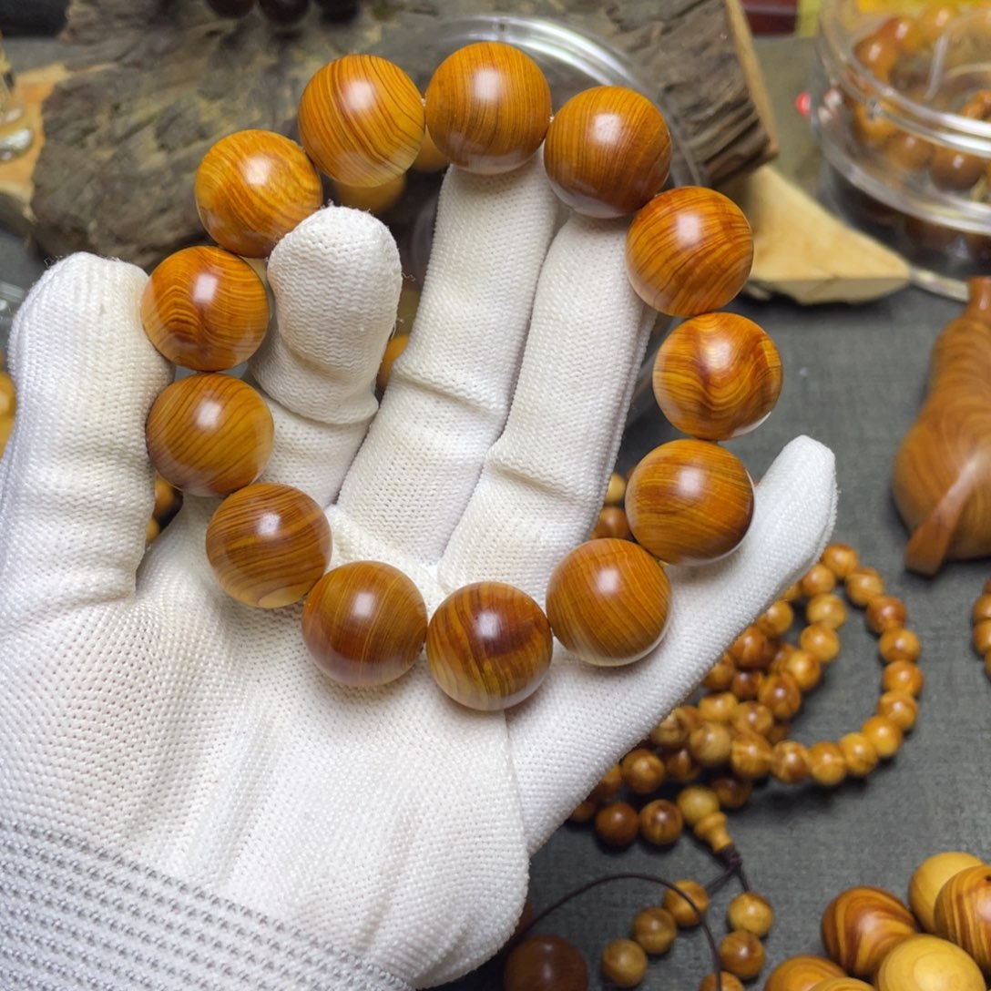 名***杰柏木（崖柏）1.8黄粉茶料