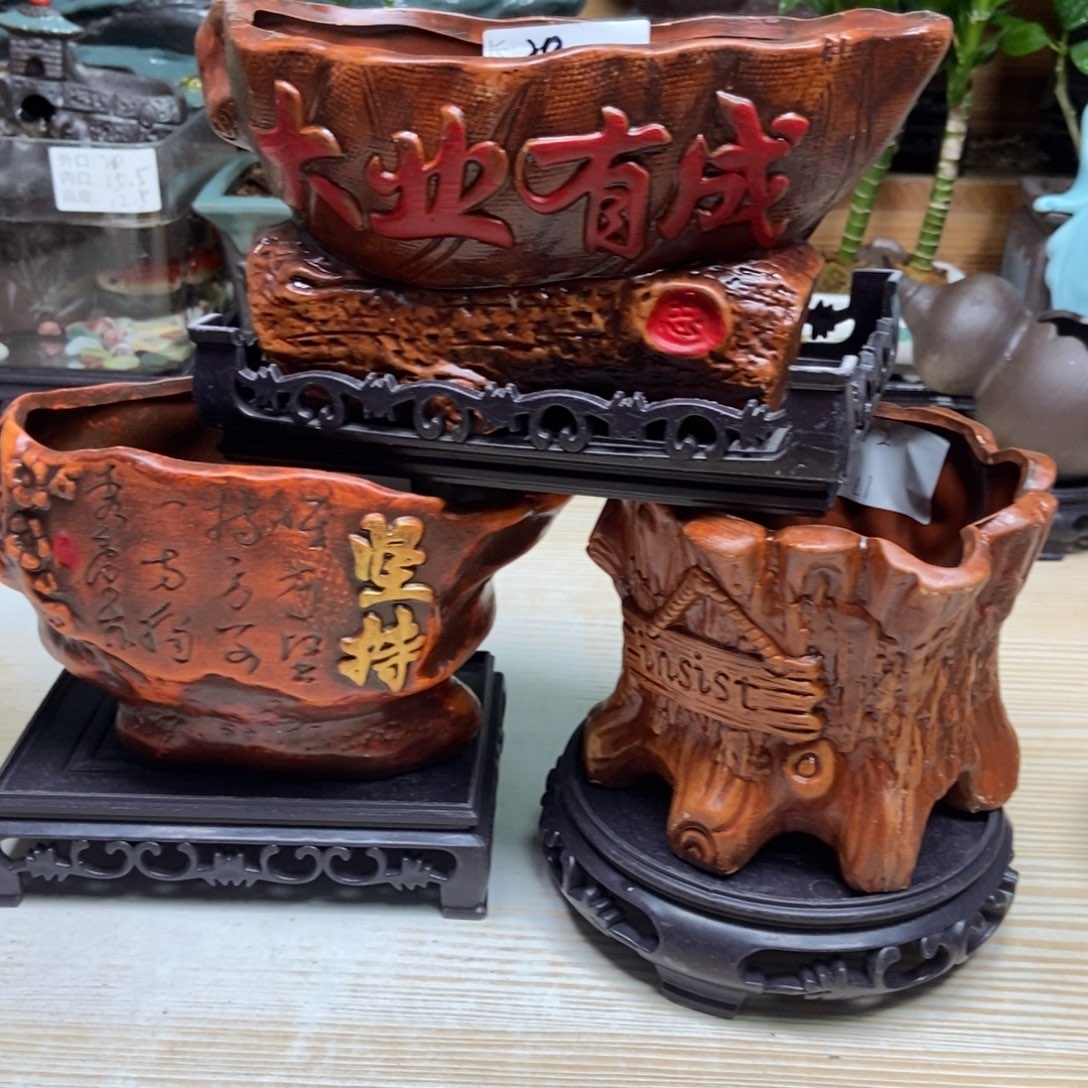 瓷片陶瓷花盆陶瓷艺术