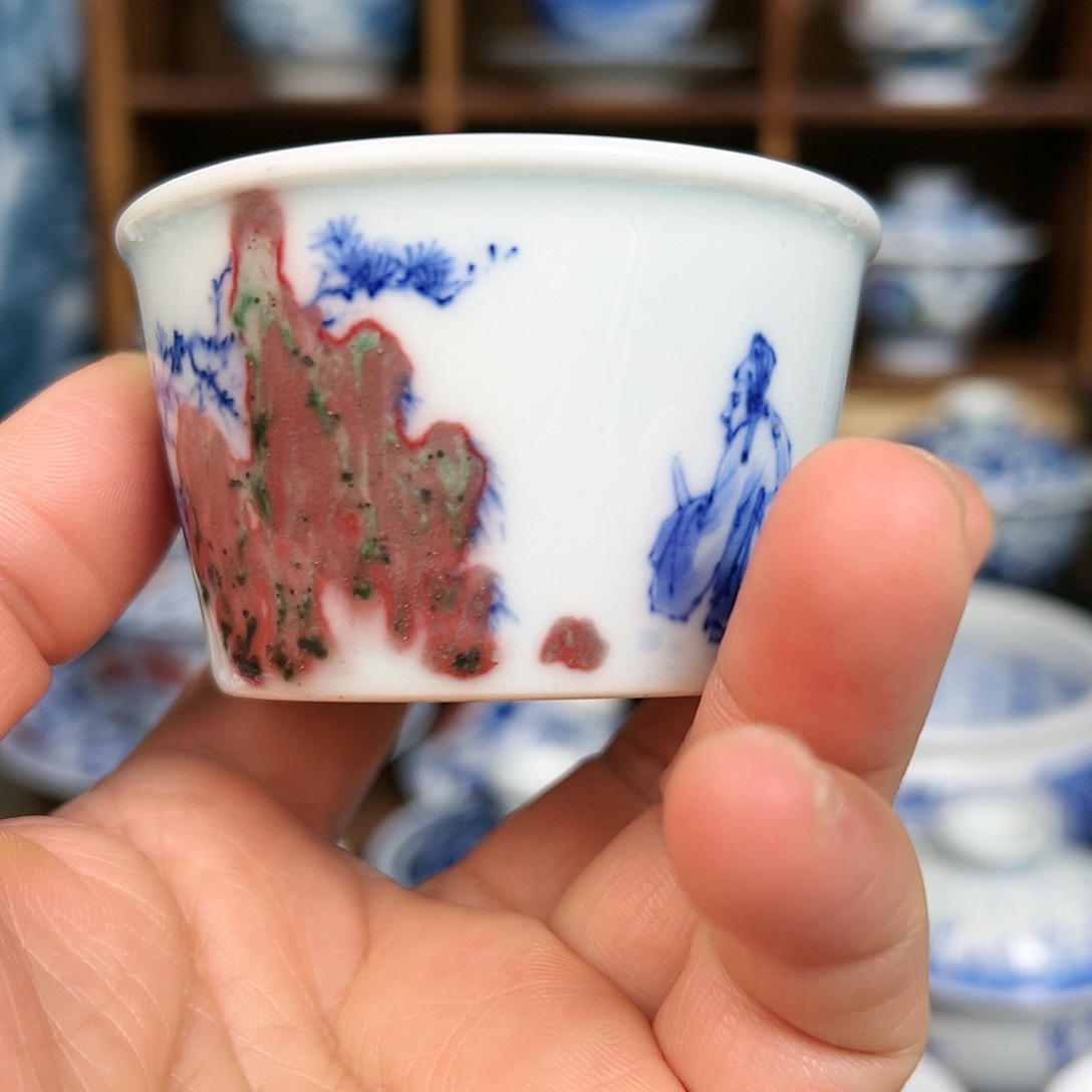 杯子瓷有微瑕品景德镇陶瓷