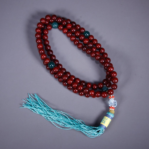 清 蜜蜡长串 听雨轩 Z 87106