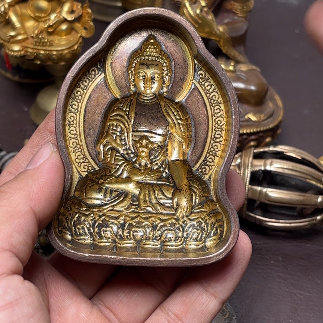 长***弓铜星月菩提挂件菩提