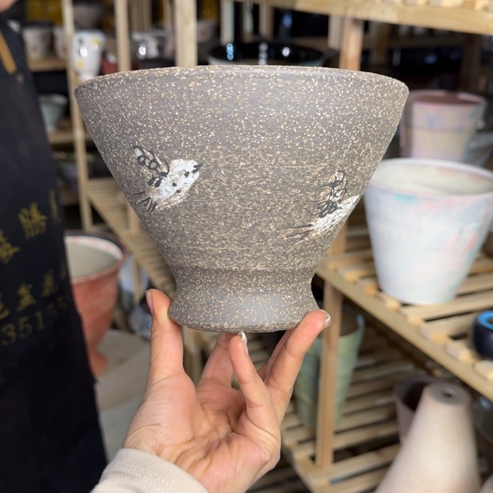 景德镇桌面陶瓷花盆