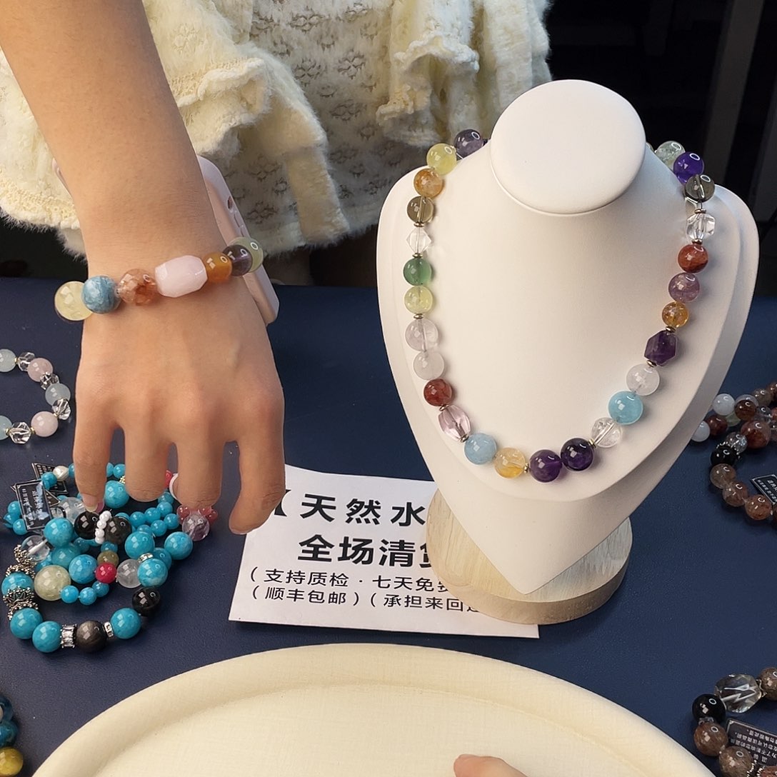 银S925镶嵌水晶手链