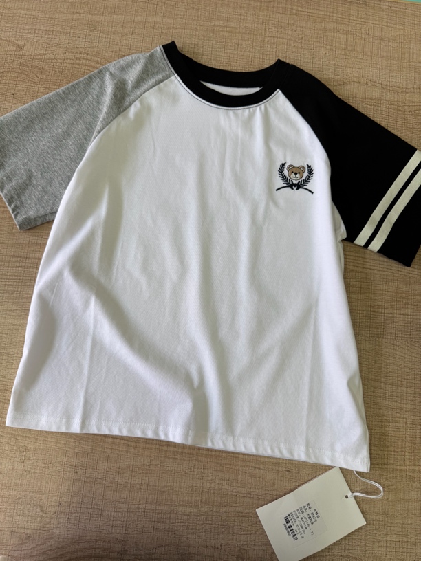 夏季薄款潮童休闲宽松百搭短袖T恤