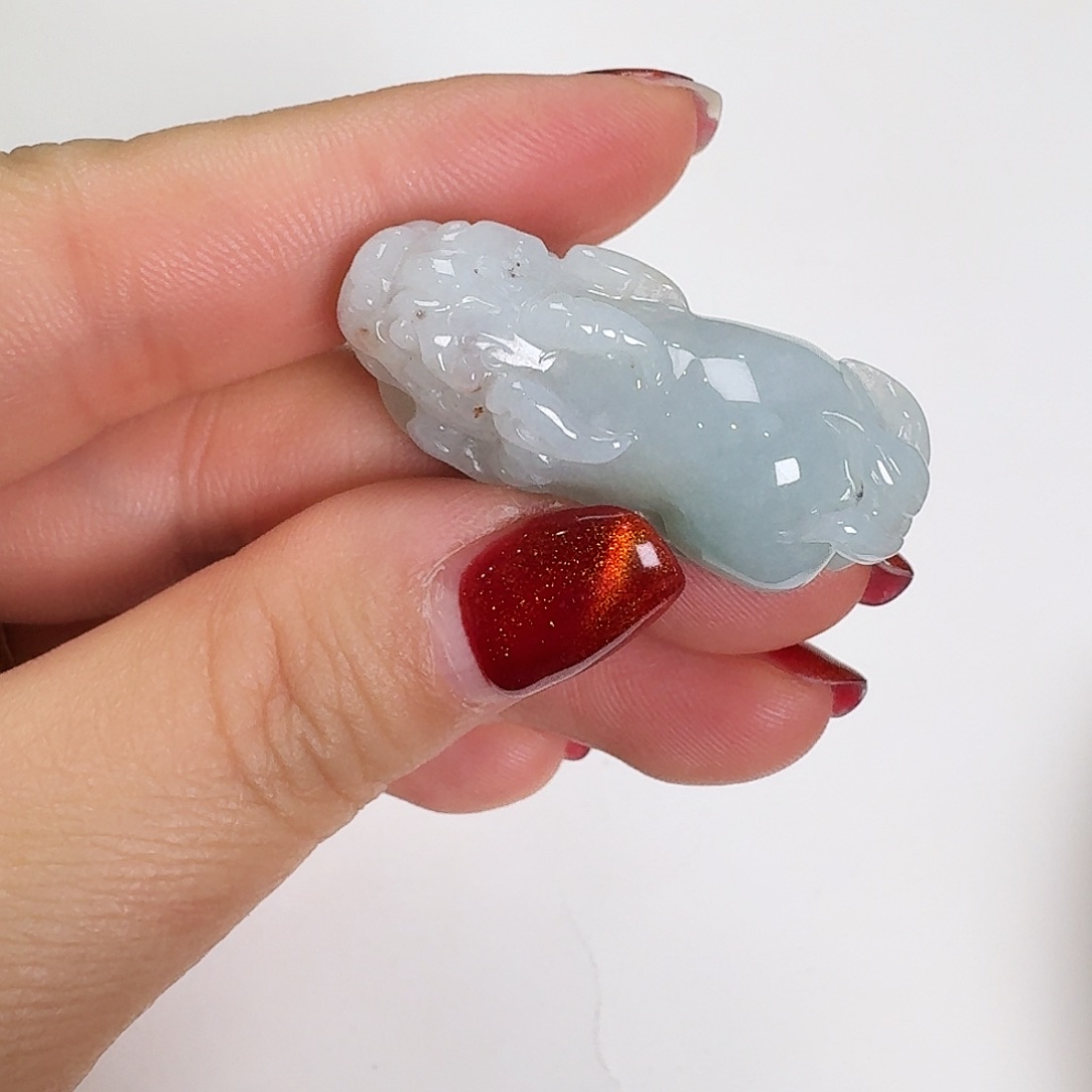 翡翠颈饰未镶嵌貔貅