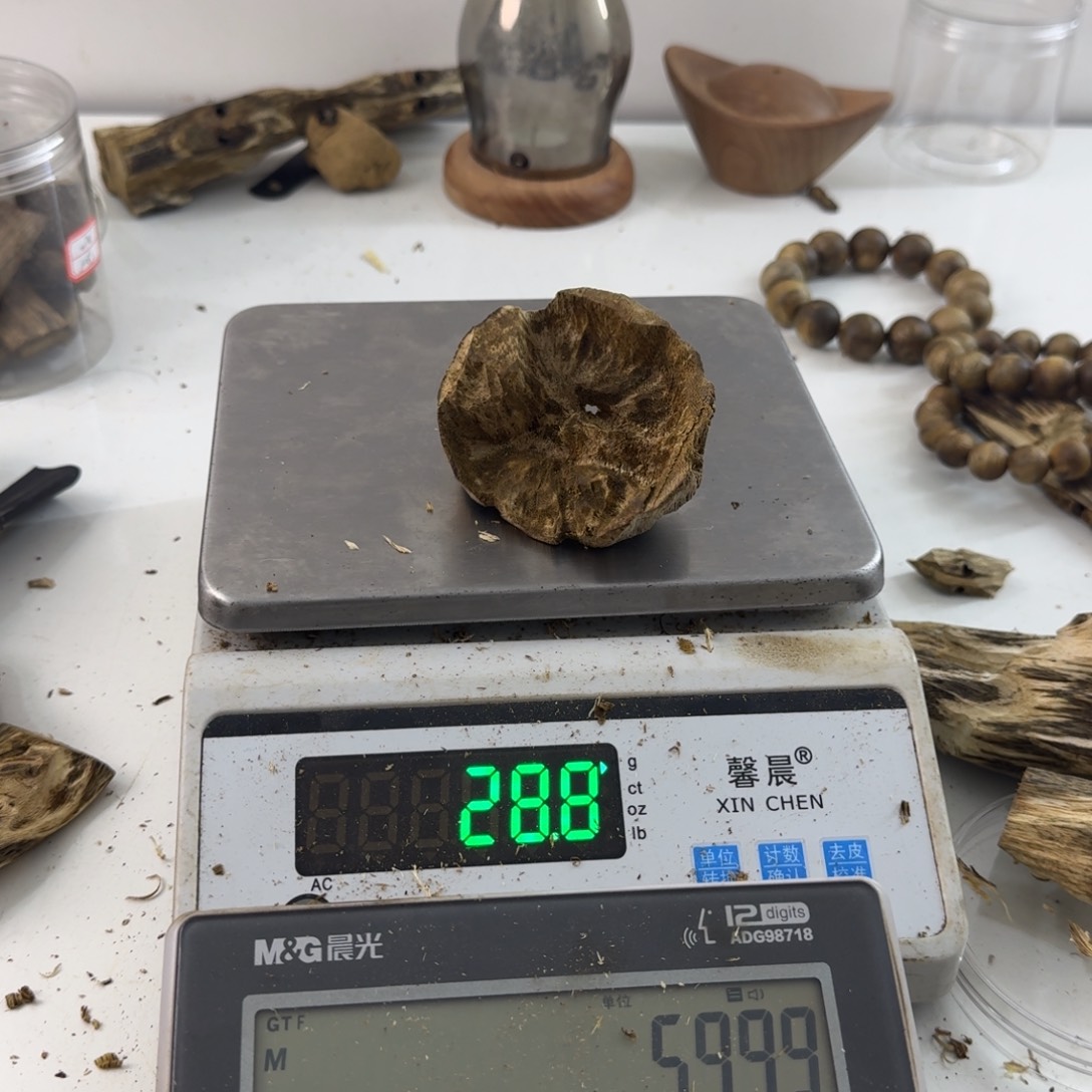 音***生沉香沉香碎屑绿绮楠沉香28.8克