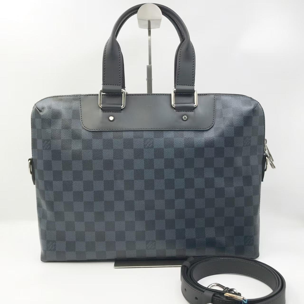 95新 LouisVuitton/路易威登 洋诚二手 LV棋盘格公文包