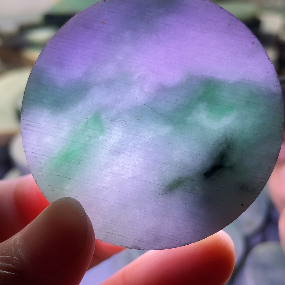 翡翠颈饰未镶嵌毛料36