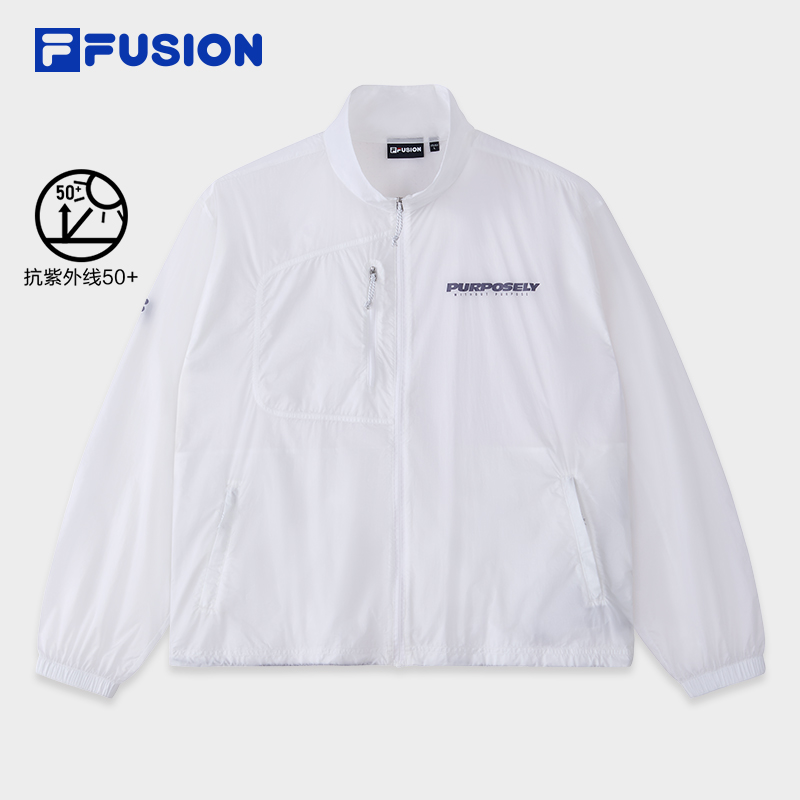 FILA斐乐UPF50+防紫外线男款衣服薄款排汗外套T11M431702