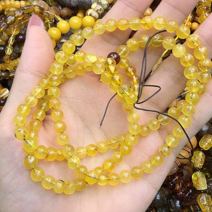 琥珀未镶嵌珠宝奇石