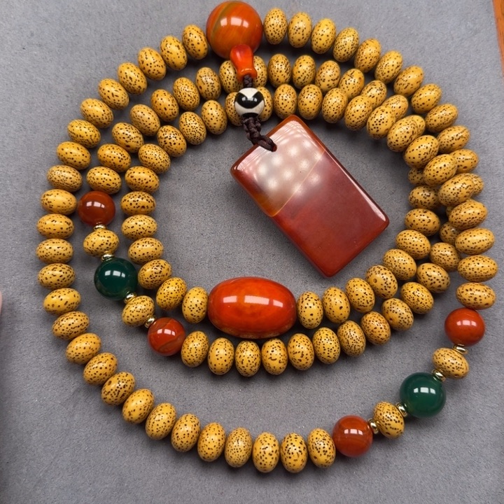 二***哥星月菩提吊坠星月