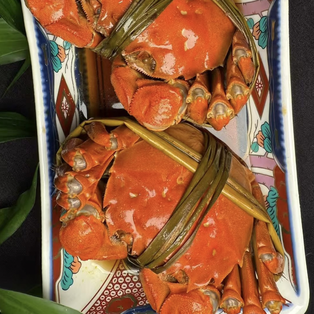 花雕醉蟹河蟹2两母3只装
