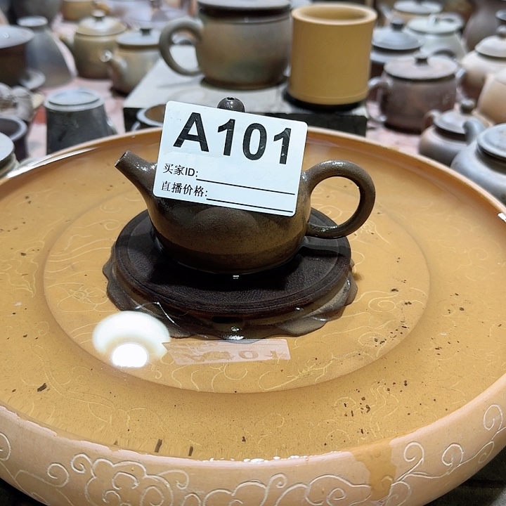紫砂茶壶坭兴陶柴烧