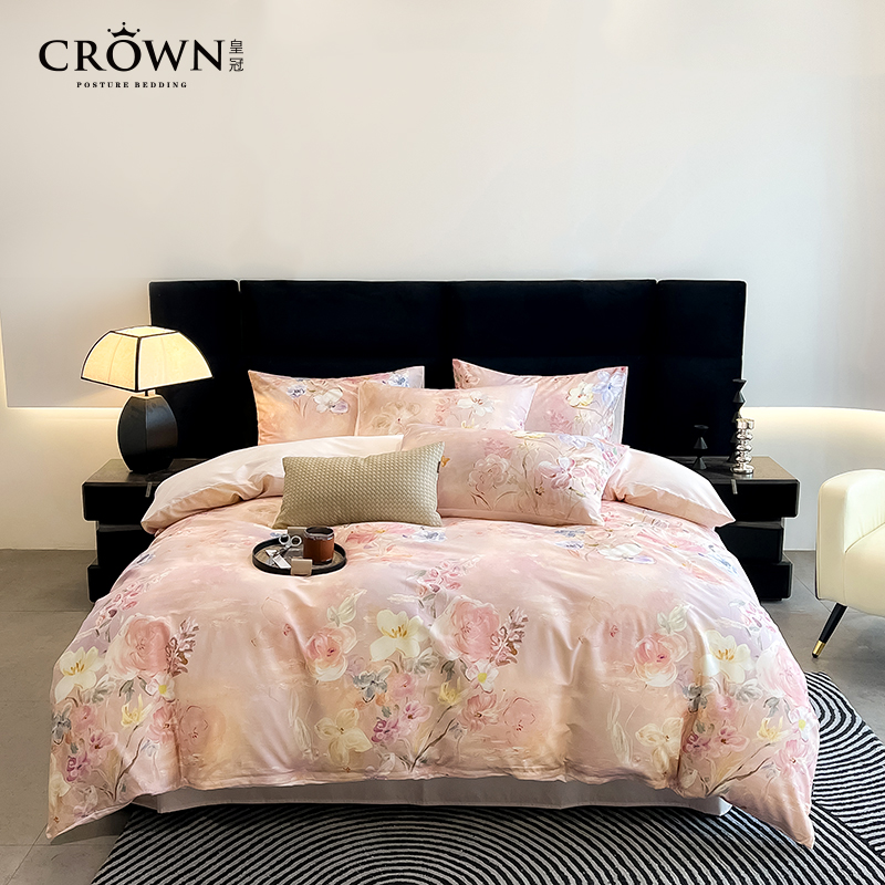 【黑总专属】皇冠50S全棉磨毛四件套