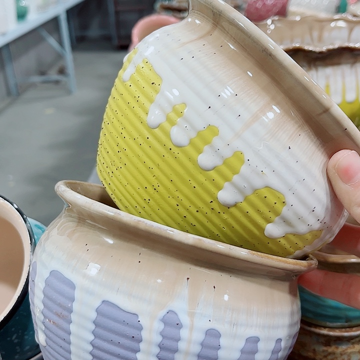 多肉陶瓷花盆满10元包邮