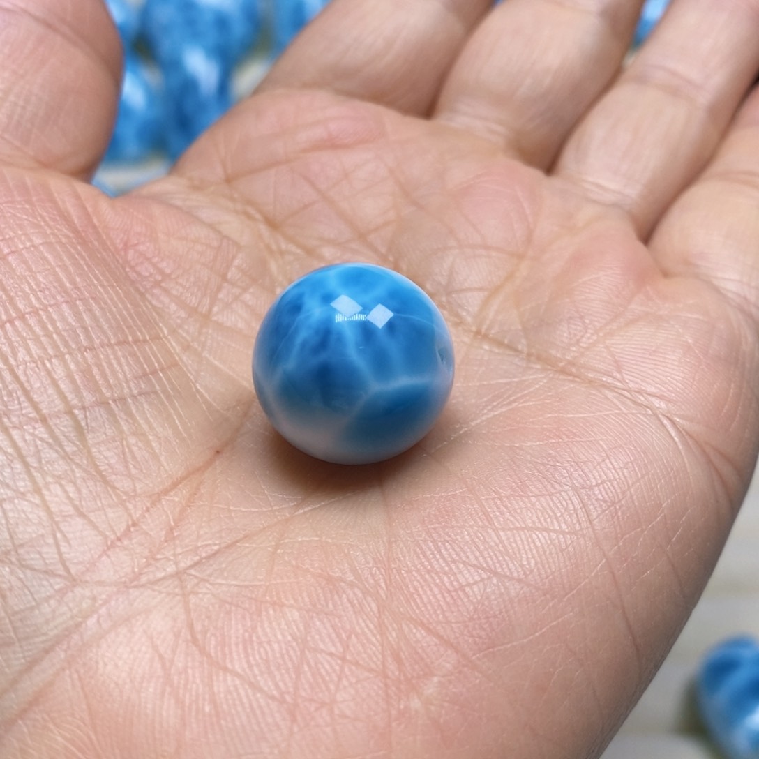 针钠钙石（海纹石）颈饰未镶嵌Y***6